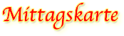 Mittagskarte